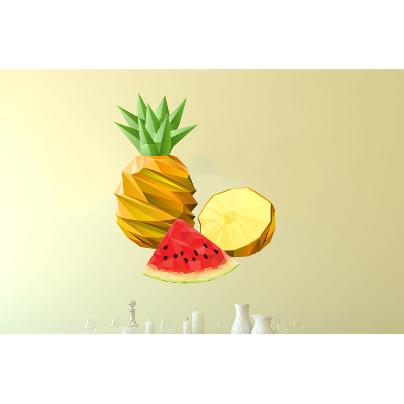Food & Beverage Wall Decal, 46" H x 50" W
