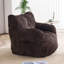 Fauteuil à billes en velours côtelé doux et moelleux rempli d'éponge à mémoire de forme-1548274328