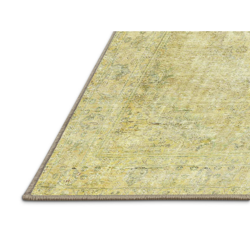 Tapis traditionnel 100% lavable à la machine 3941, Rectangle 8 pi x 12 pi