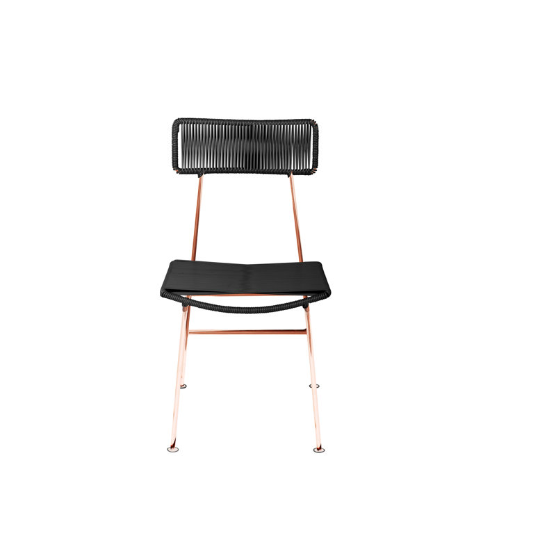 Chaise Hapi, Noir / Cuivre