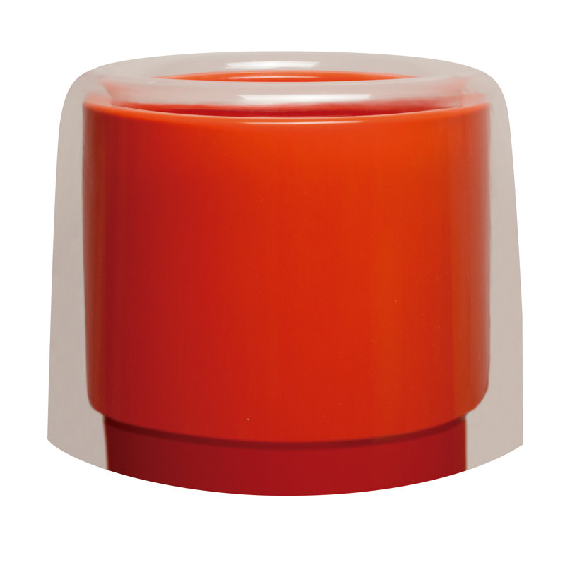 Manseau Pot Planter, 54cm H x 40cm W, Pumpkin Orange