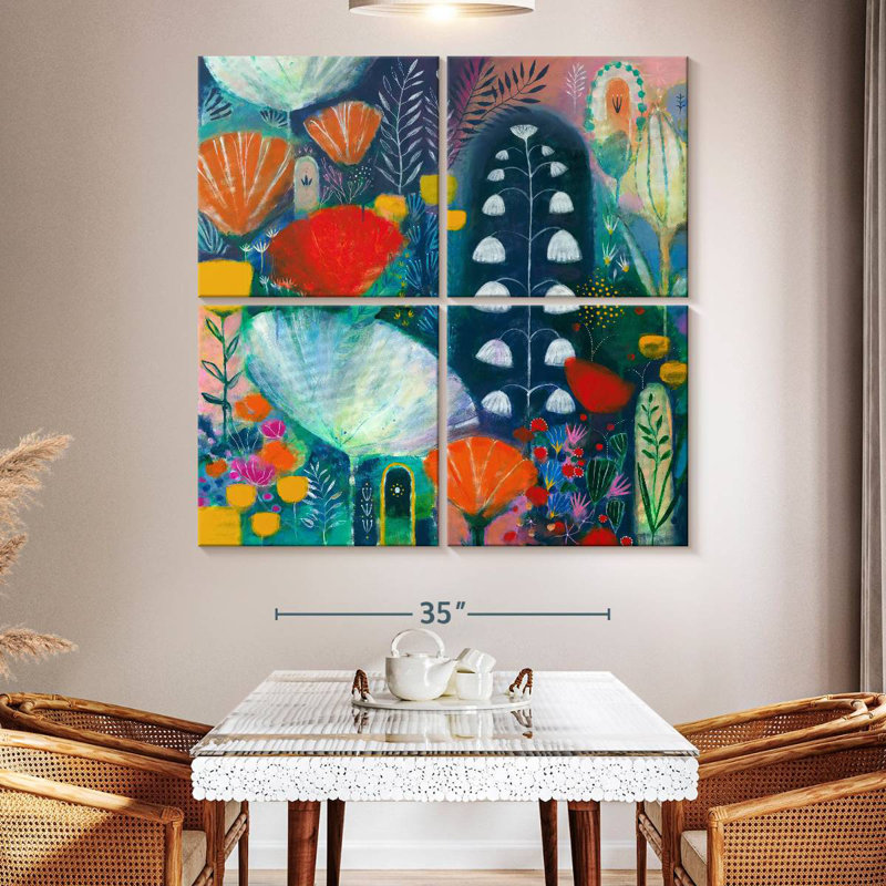 Nuit Blanche, 50" H x 50" W