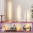 Adjustable Height Dimmable LED Corner Floor Lamp with Remote Control-390656150-401974190