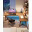 Bureau en L en bois massif rustique-570824750