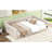 Beige Velvet Full Xl Daybed With Side Storage - Chic And Functional For Guest Rooms No Box Spring Needed, Effortless Assembly Upholstered In Modern Practical Bedroom, Room Spring, Easy To Assemble