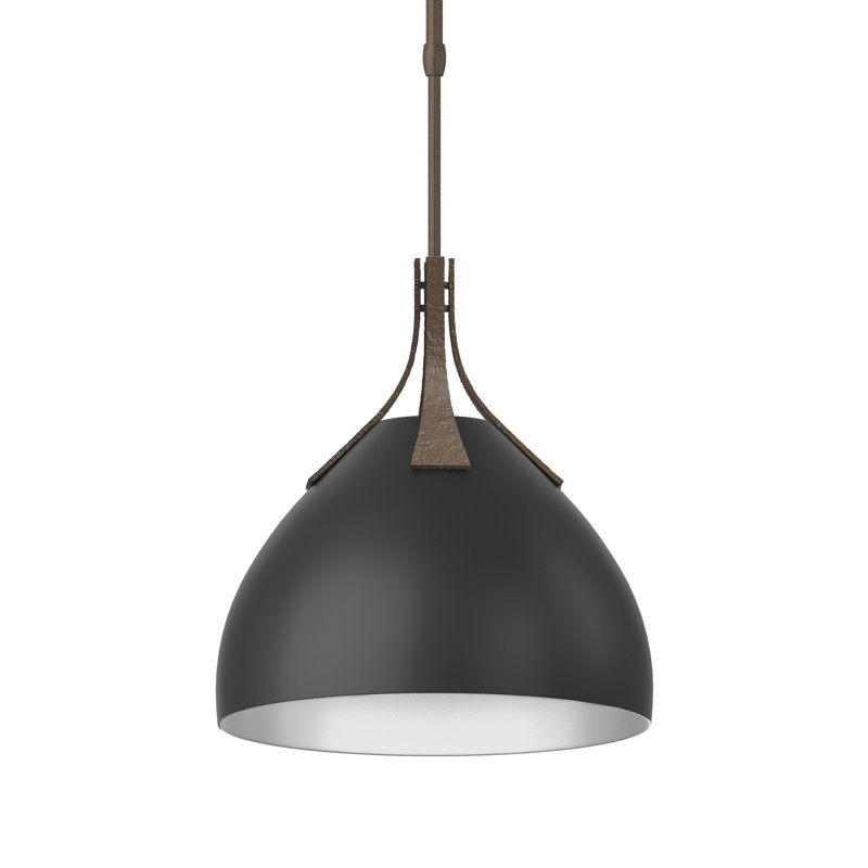 Summit 1 - Light Single Dome Pendant, Black, Bronze