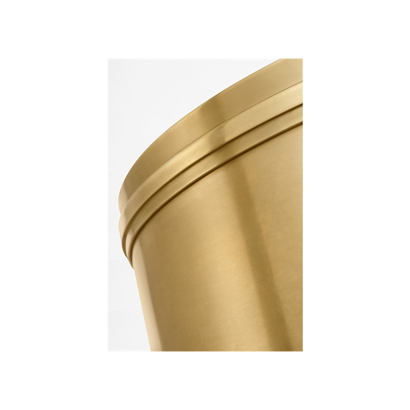 Chapman & Myers 1 - Light LED Flush Mount, Antique-Burnished Brass