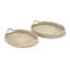 Ensemble de 2 plateaux d'appoint Brookhaven Seagrass
