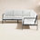 Armando 77.5'' Wide Triangle Aluminum Patio Sectional with Sunbrella® Cushions