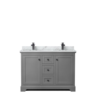 Ensemble de meuble-lavabo double 48 po Avery
