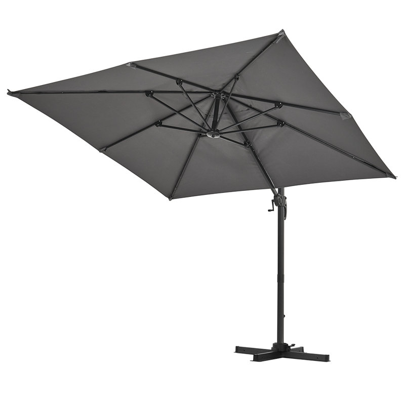 Antavion Cantilever Parasol, Dark Grey