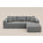 Boneless 108" Modern L-Shaped Sectional Sofa With Chaise Deep Seat Corduroy Upholstered Couch-405909557
