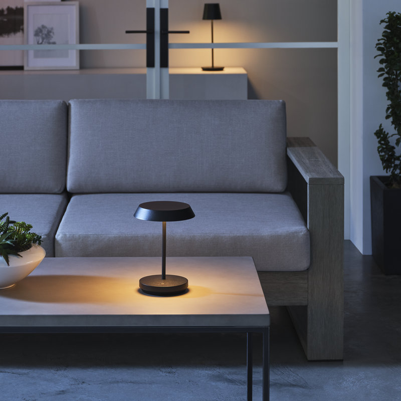 Tepa Short Accent Rechargeable Table Lamp, Gold