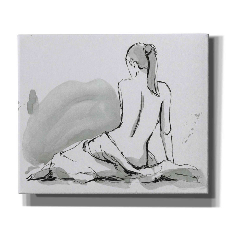 «Copenhagen Poster» par Linda Woods, art mural sur toile, H 20 po x l 24 po x P 0,75 po