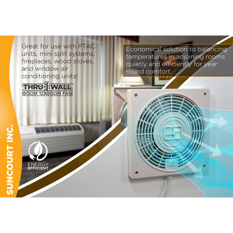 ThruWall™ 8" Room-to-Room Transfer Fan