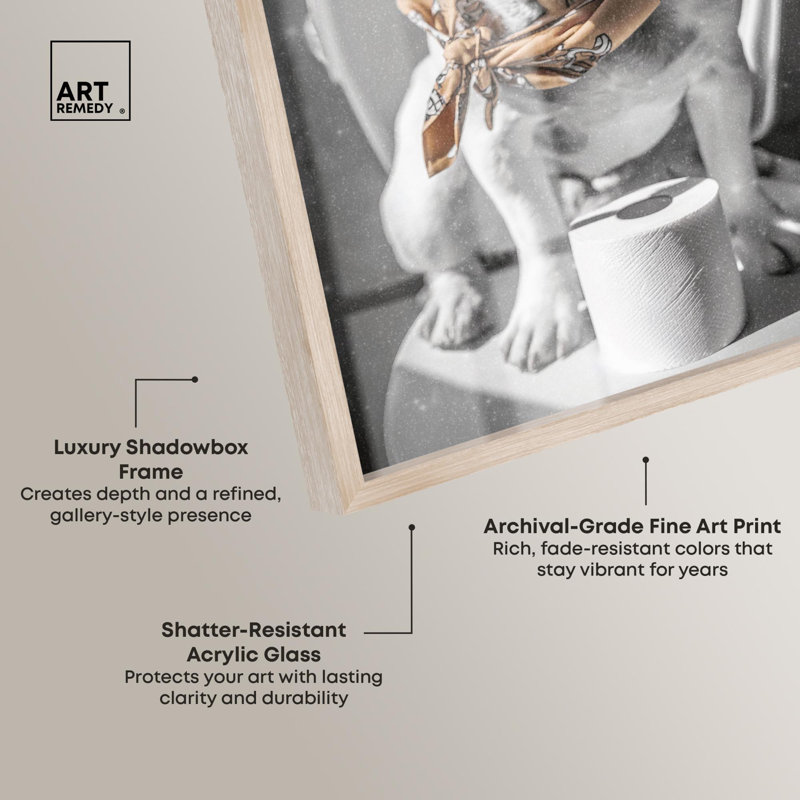 Écharpe Frenchie, H 37 po x l 25 po, Crème, crème