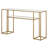 Kiyel 55'' Glass Top Console Table-1278321976