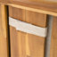 Chaise longue d'extérieur avec roulettes Riviera, structure en bois d'acacia (ensemble de 2)