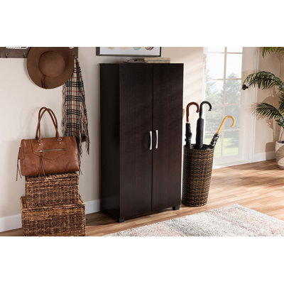 Ladislaus 12 Pair Shoe Storage Cabinet