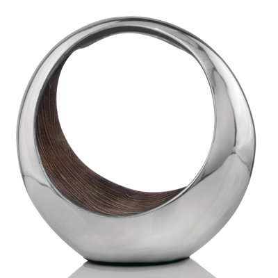 Waguespack 7" X 11" Two Tone Brown Bronze Small Ring Bowl