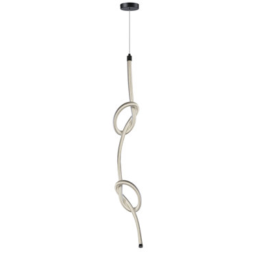 Luminaire suspendu DEL Phocas - finition noir mat
