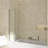 Jraty 39'' W x 55'' H Door Frameless Tub Door in Silver-97780854
