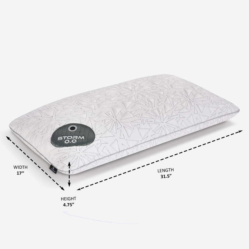 Storm King Performance Cooling Memory Foam Pillow - White