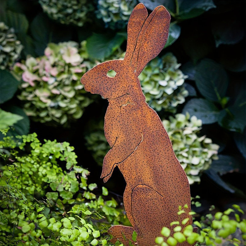 Piquet de jardin lapins Mama Bunny, B
