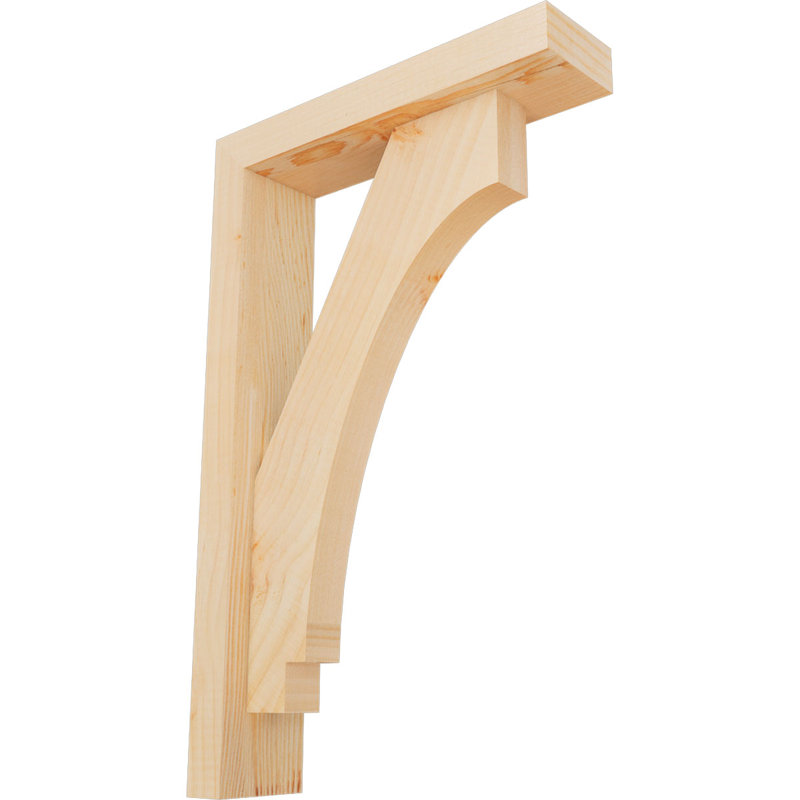 Support de bloc impérial avec entretoise décalée, 22 x 14, Sapin Douglas de l 3 1/2 (lisse)