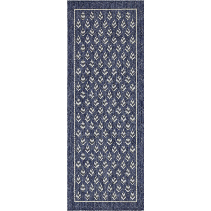 Tapis Sunshine Gchar2007 - 7 pi 10 po X 10 pi 3 po Bleu, polypropylène, pour les endroits très passants Bleu Gchar2007, polypropylène, et taches