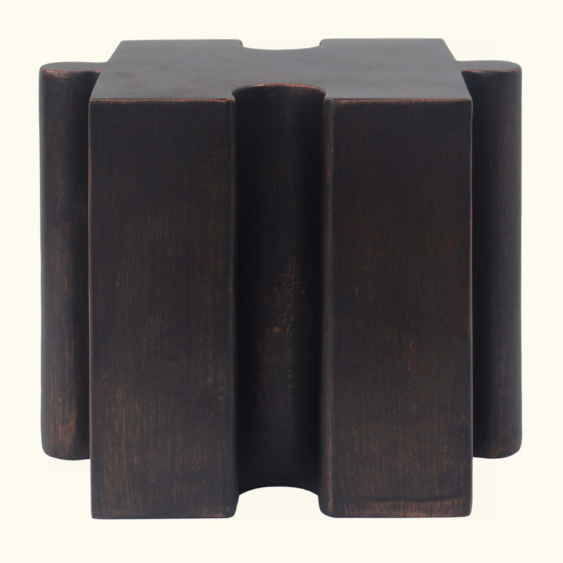 Puzzle Art Side Table, Modular Concave Edge MGO Table - Buy Singles Or Combine For Custom Layouts, Indoor & Outdoor