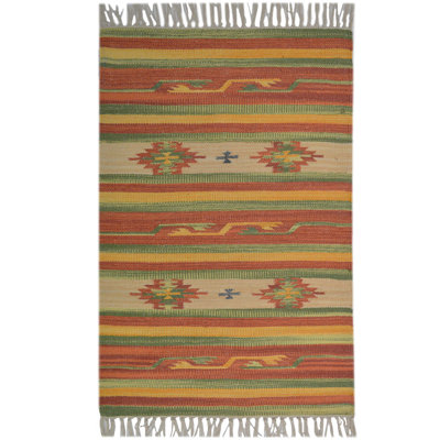 Country Traditional Cotton Hand Woven Area Rug