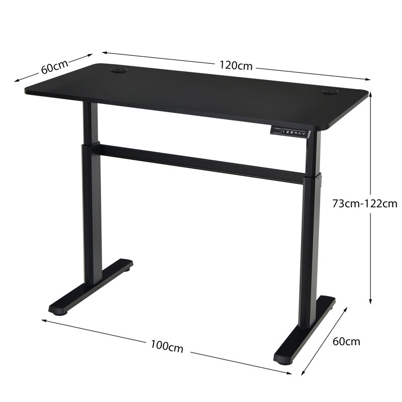 Lasse Adjustable Height Steel Standing Desk