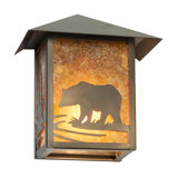 9" Wide Seneca Bear Creek Left Wall Sconce