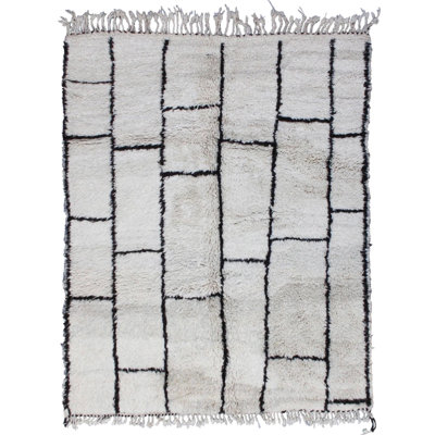 One-of-a-Kind Rectangle 5'4" X 6'8" Hand Loomed Area Rug