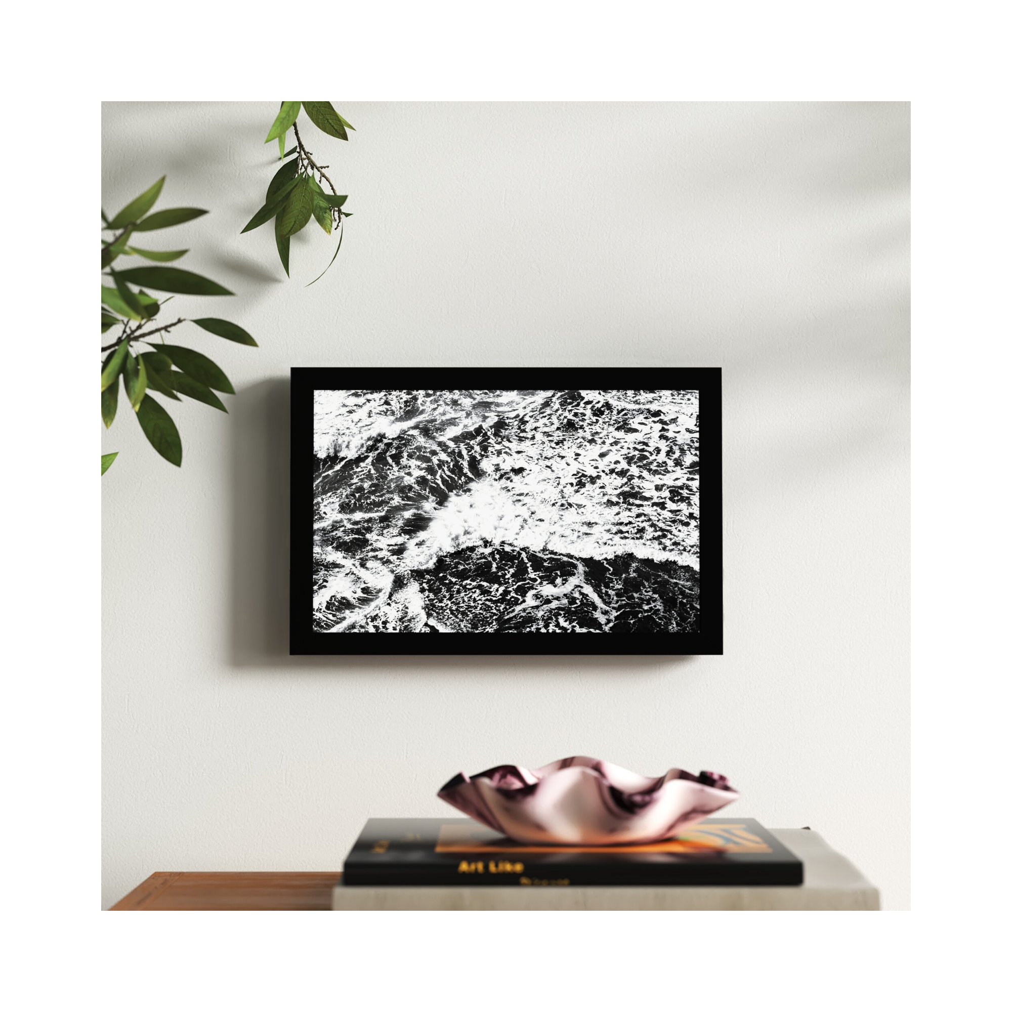 West Coast Vernon by Pete Olsen, 18" H x 27" W, Black