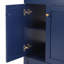 Meuble-lavabo bleu 30 po avec lavabo en céramique et rangement multi-organisateur, tiroirs à fermeture en douceur et structure en bois massif-119306872