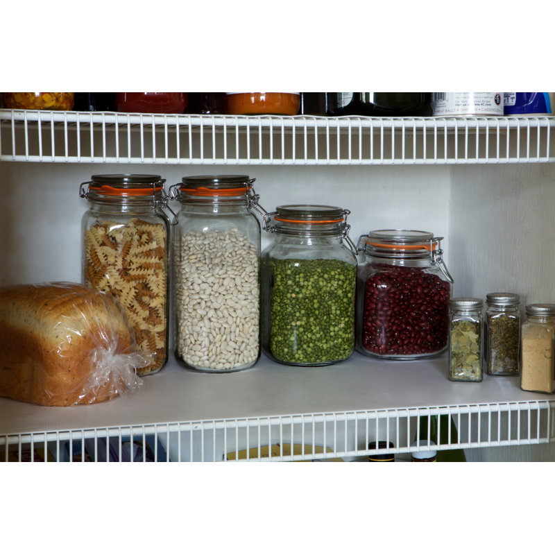 Solid Grip Shelf Liner with Clorox, 7.13" H x 7.13" W x 20.68" D, White