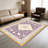 Purple Floral Area carpet-easy to clean, machine-washable, soft and comfortable; suitable for door mats, kitchens, living rooms, bedrooms, corridors, and laundry areas. Easy to clean, durable carpet for home decoration.-129890270