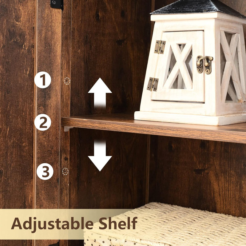 Armoire de rangement, Brun