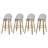 Branson Outdoor Woven Wicker Bar Stools