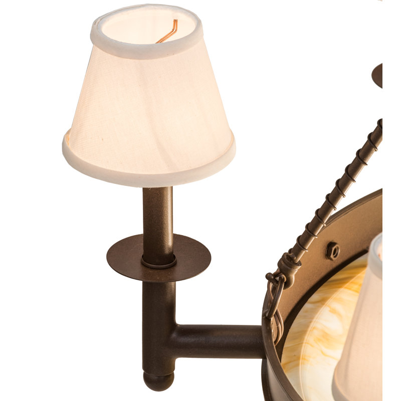 4 - Light Dimmable Geometric Chandelier