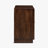 Kota Cane Sideboard with Walnut Color Natural Finish and Woven Doors And Shelves Solid Wood Storage Cabinet