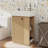21.6" Stylish Bathroom Vanity Featuring Ceramic Sink