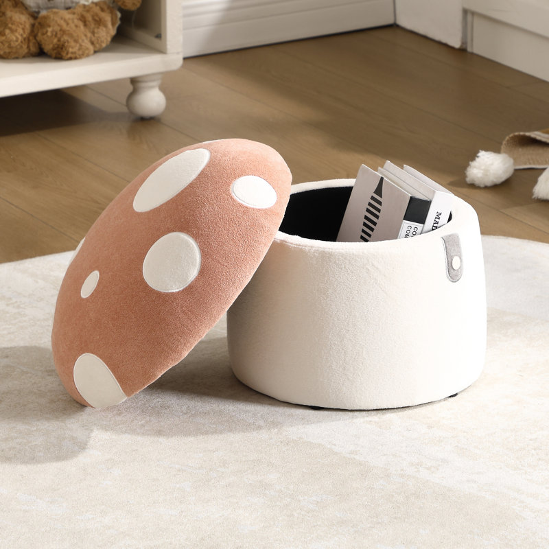 Children's Ottoman, Pink