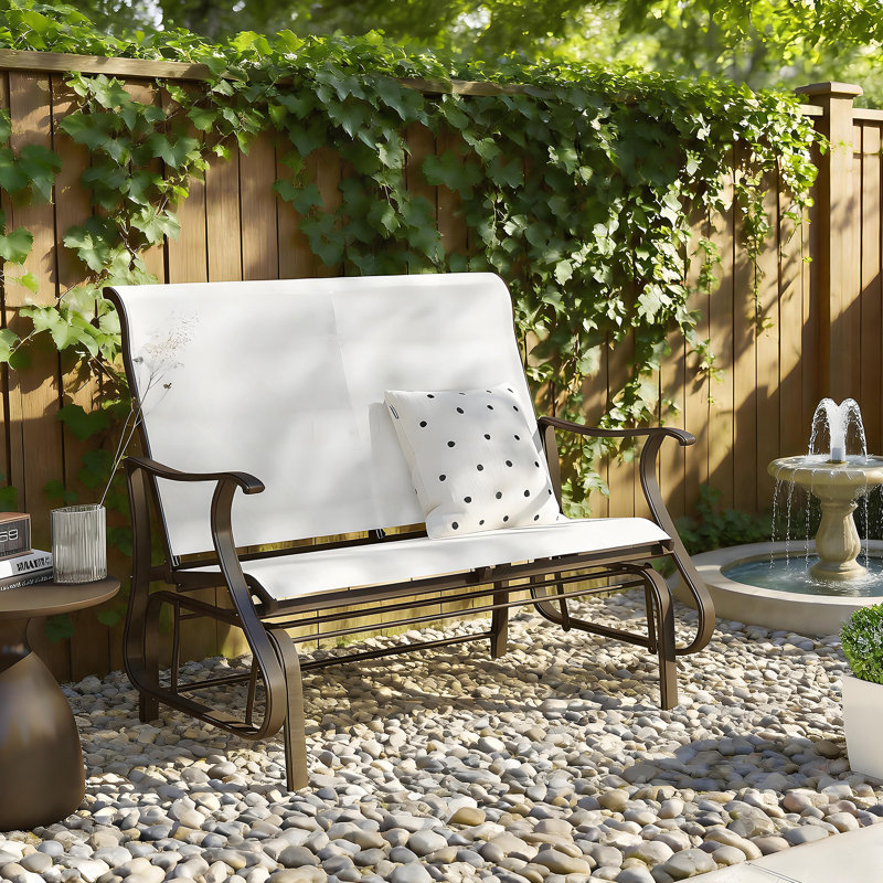 Banc oscillant d'extérieur, fauteuil pour 2 personnes