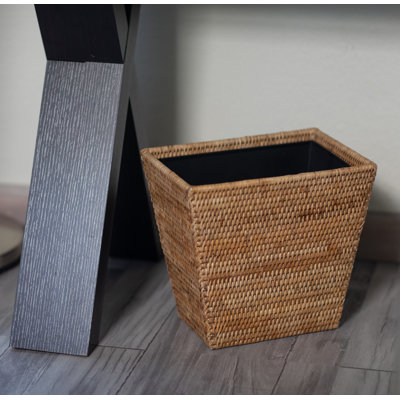 Asherville Wicker Open Waste Basket - 3.5 Gallons