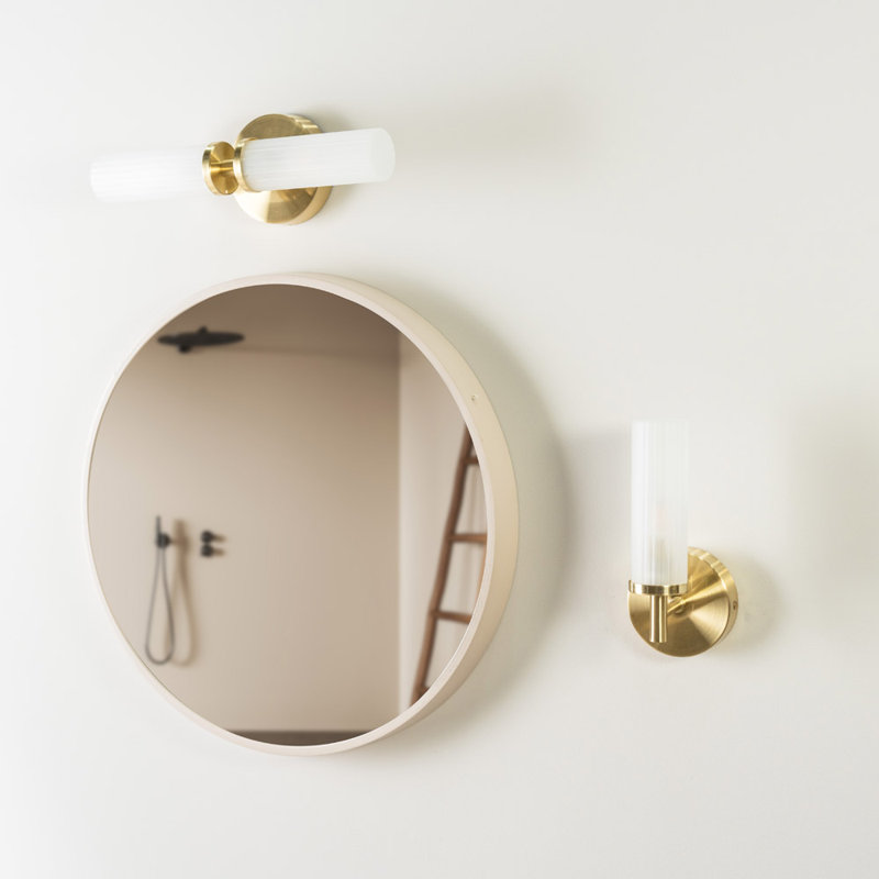 Adelea Glass Armed Sconce, No