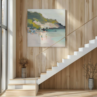 Sandy Spectrum v1, Large Canvas Print