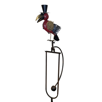 Steampunk Bird Rocker W/top Hat